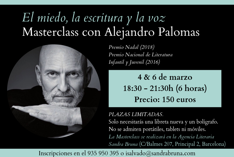 Masterclass con Alejandro Palomas